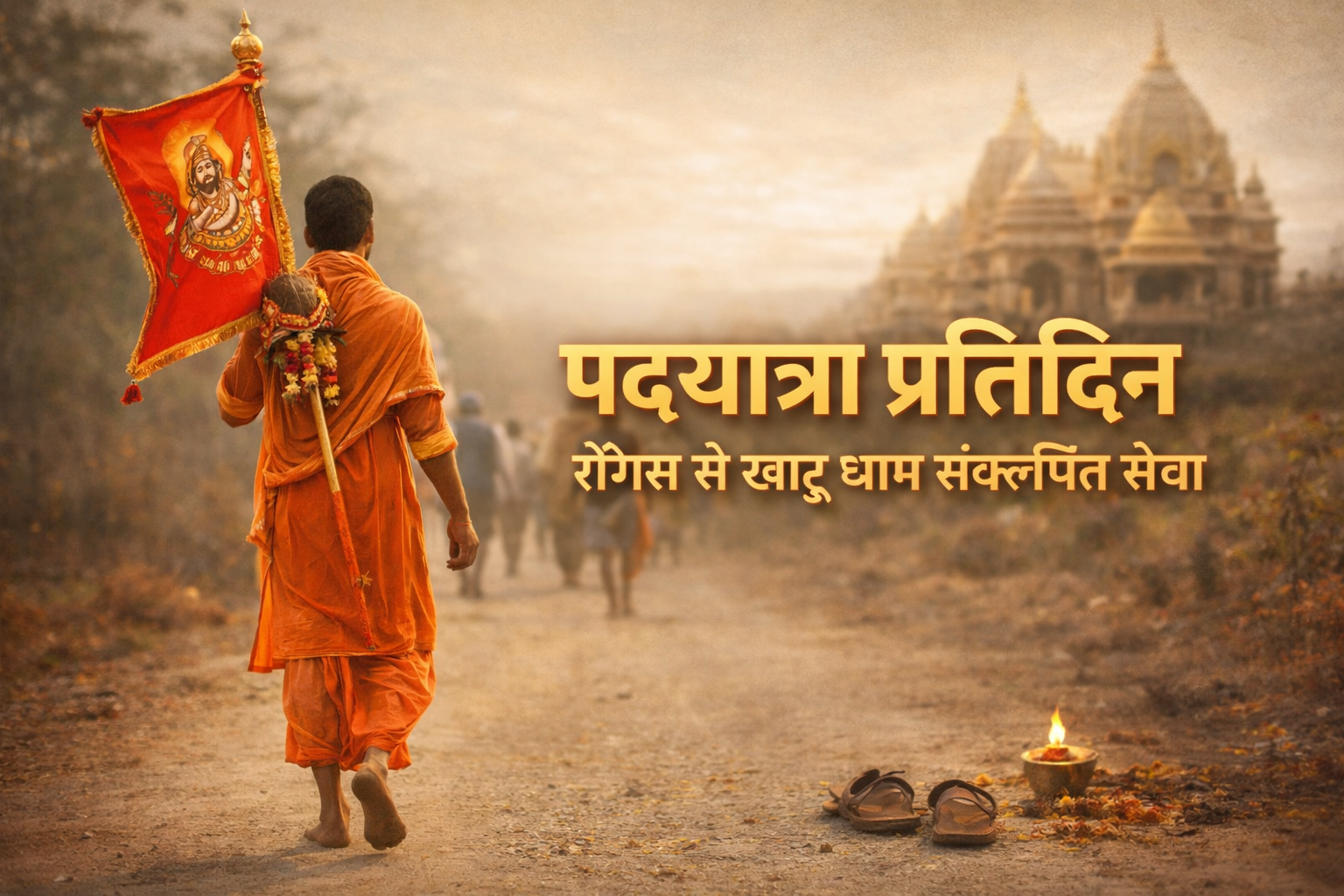 संकल्पित पदयात्रा प्रतिदिन